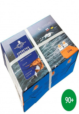 Креветки варено-мороженые NORD PILGRIM 150 +, 2500г