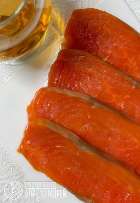 Кижуч "Адмиральский" филе холодного копчения, Premium.