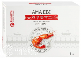 Креветка, AMA EBI, сырая, без головы 1 кг Креветка, AMA EBI, сырая, без головы 1 кг