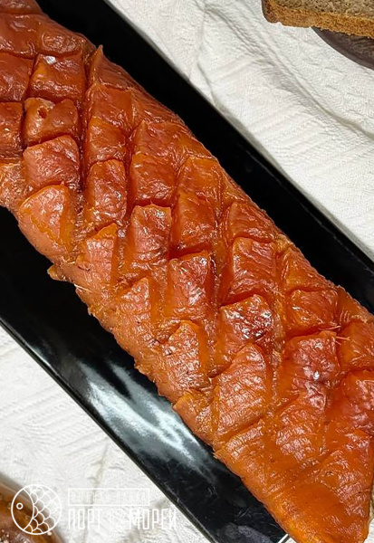 Юкола семги холодного копчения Юкола семги холодного копчения