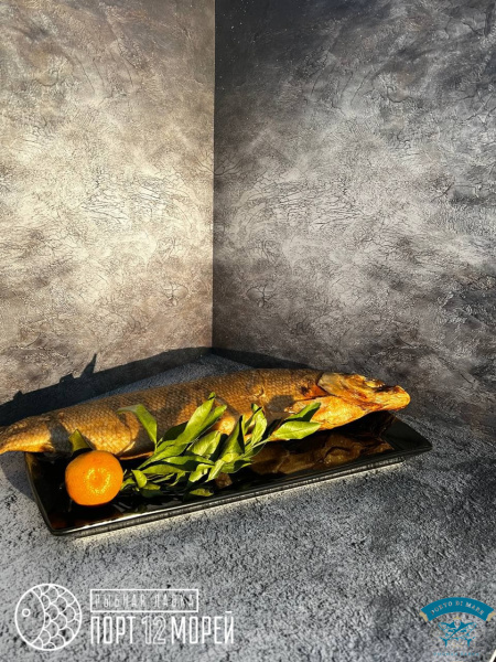 Муксун горячего копчения на вишневой щепе