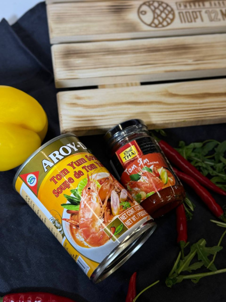 Соус на основе растительных масел «Паста Том Ям» "REAL THAI" 125г, ст/б 