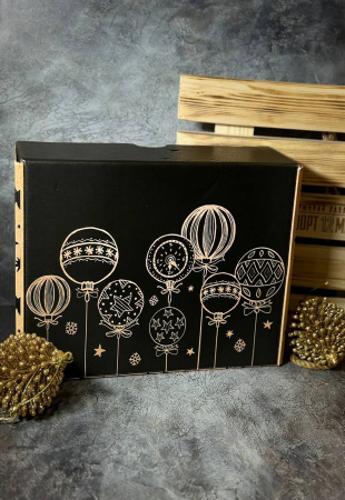 Коробка подарочная, новогодняя,"Happy New Year", 30,7 х 22 х 9,5 см Коробка подарочная, новогодняя,"Happy New Year", 30,7 х 22 х 9,5 см