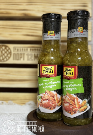 Острый соус для креветок и мидий Real Thai 315 гр. Острый соус для креветок и мидий Real Thai 315 гр.