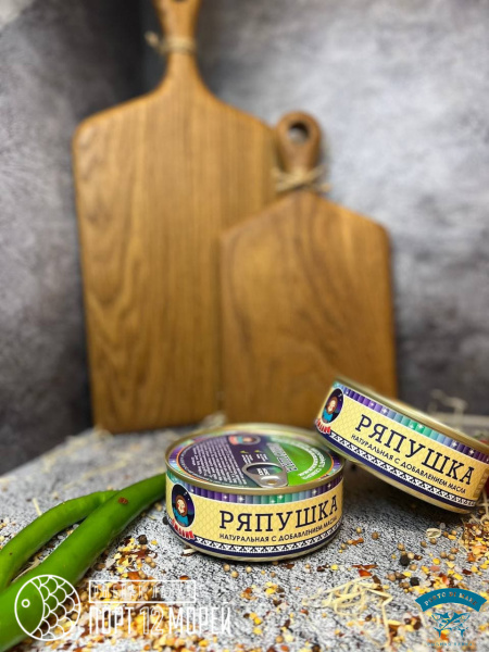 Ряпушка натуральная с добавлением масла 240г