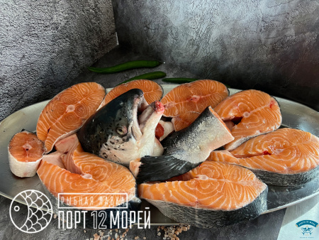Семга стейк охлажденный Атлантическая Баренцево море Семга стейк охлажденный Атлантическая Баренцево море