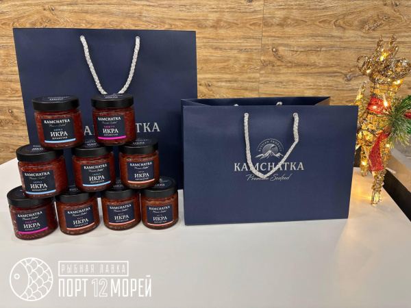 Икра нерки зернистая 200 гр. стекло КАМЧАТКА 