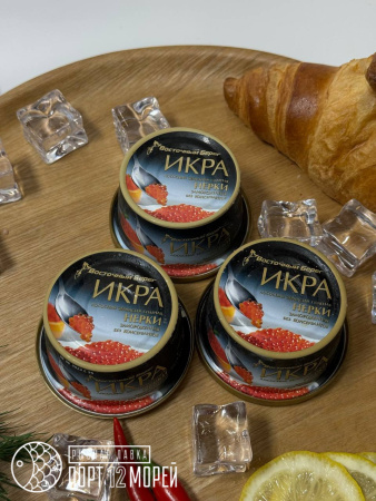 Икра нерки охлажденная «Восточный берег» 125гр Икра нерки охлажденная «Восточный берег» 125гр