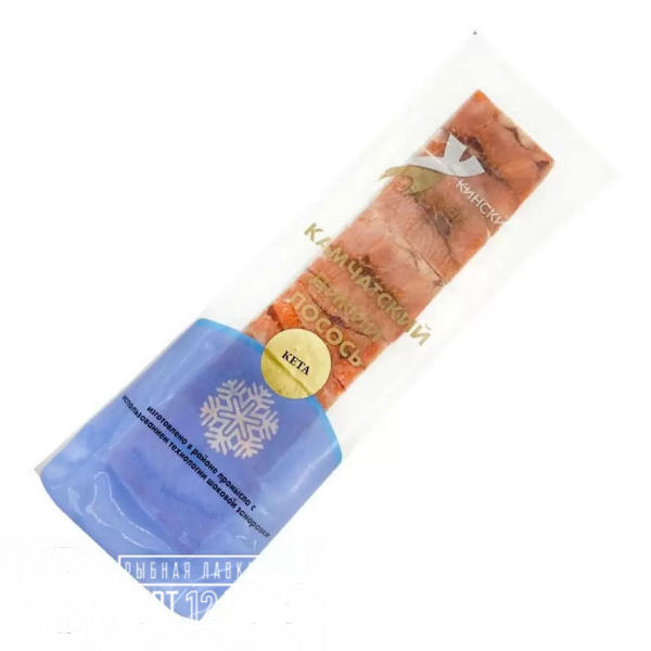 Филе кеты без кожи порционное, мороженое 650г. Укинский лиман