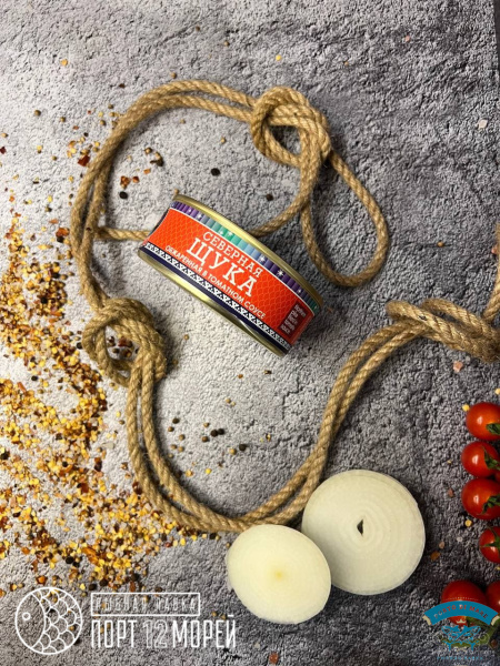 Северная щука обжаренная в томатном соусе 240 г.