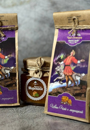  Иван-чай с морошкой, 40 гр Чай Севера