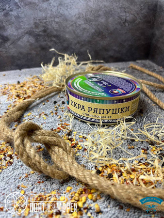 Икра ряпушки стерилизованная, 240 г.