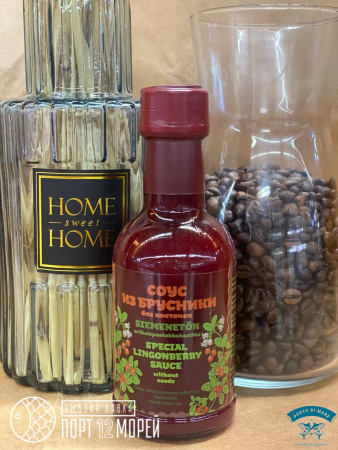 Соус из брусники ООО Кольский край 200 мл Соус из брусники ООО Кольский край 200 мл