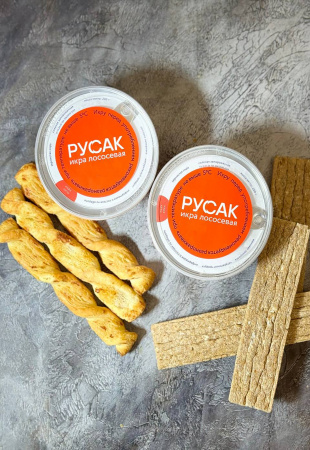 Икра кеты без консервантов Русак, соленая-мороженная, 100 г Икра кеты без консервантов Русак, соленая-мороженная, 100 г