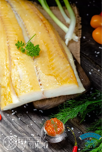 Филе палтуса особое холодного копчения в вакуумной упаковке