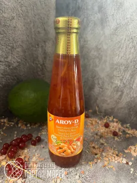Соус сладкий Чили для спринг роллов AROY-D 360гр