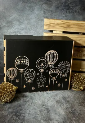 Коробка подарочная, новогодняя,"Happy New Year", 30,7 х 22 х 9,5 см