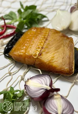 Нельма холодного копчения, филе 