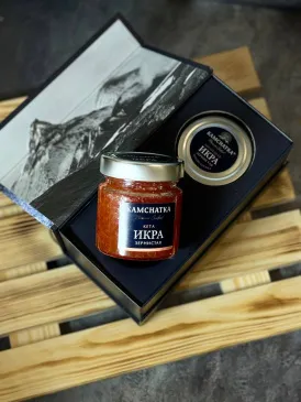 Икра кеты зернистая 200 гр. стекло КАМЧАТКА