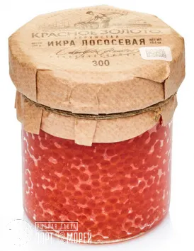 Икра горбуши Красное золото 300 гр 